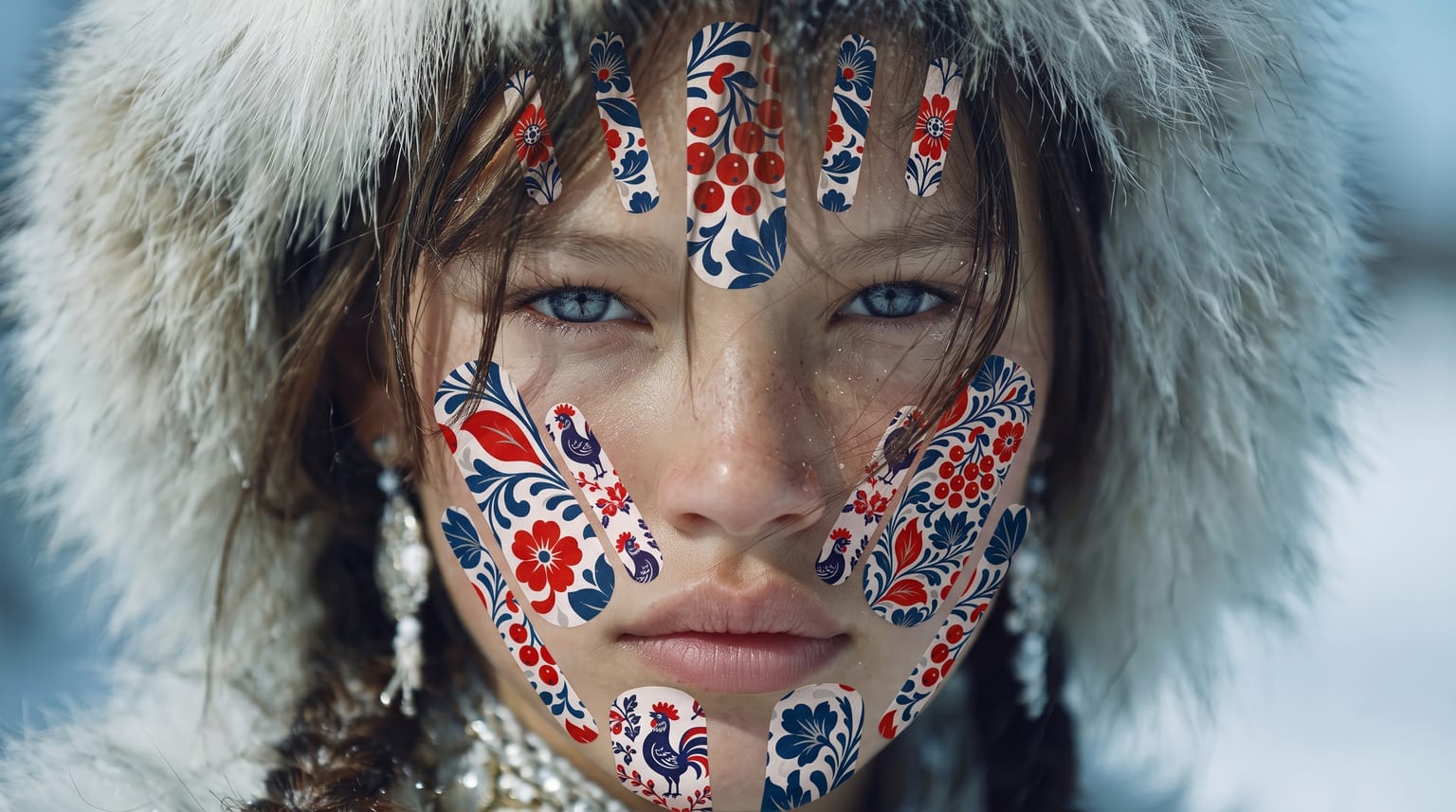 Тейпы FaceSaver с цветочными мотивами из коллекции «Русская красавица»